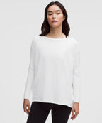 Hold Tight Straight - Hem Cropped Long - Sleeve ShirtLong Sleeve TopsUSW^