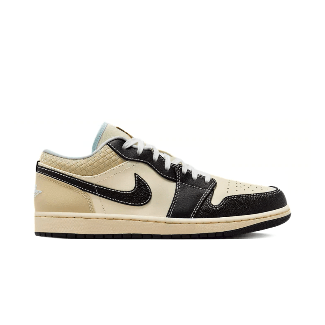 Jordan 1 Low SE Coconut Milk Black MuslinsneakersUSW^